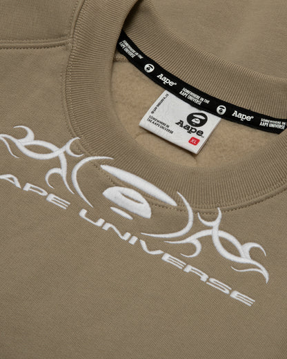 Moonface logo layered sweatshirt