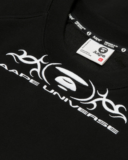 Moonface logo layered sweatshirt