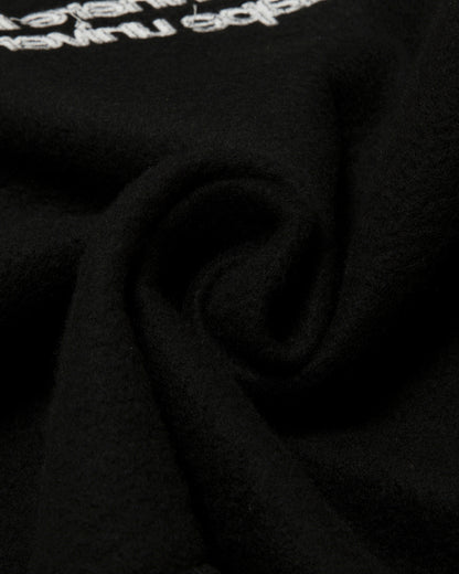 Moonface logo layered sweatshirt