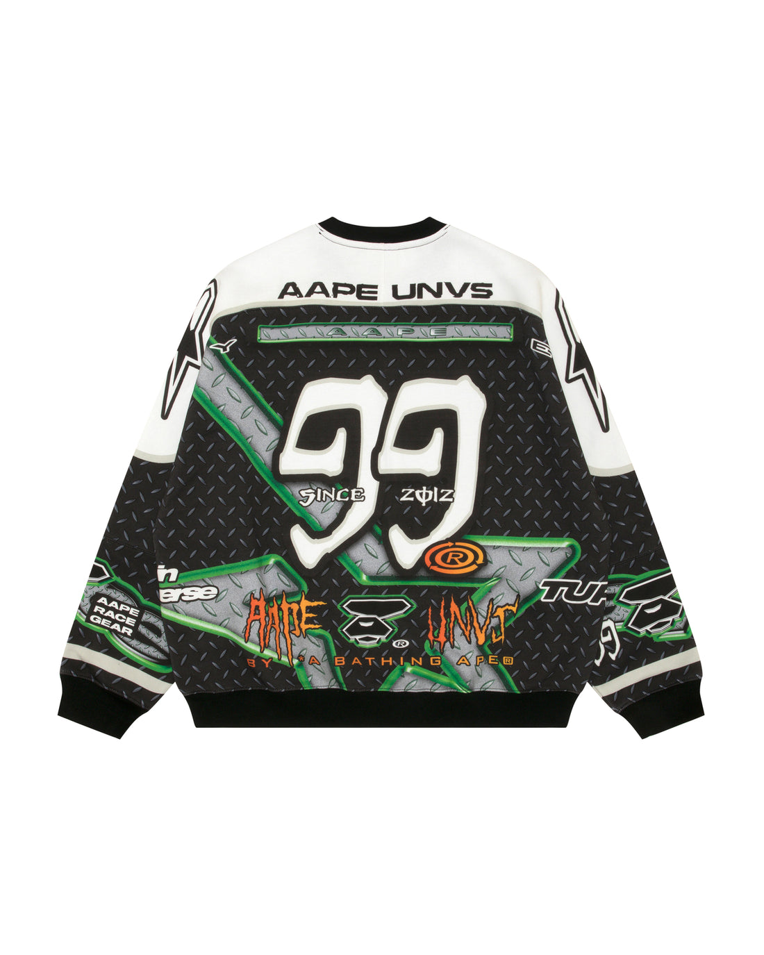 Moonface logo racing sweatshirt