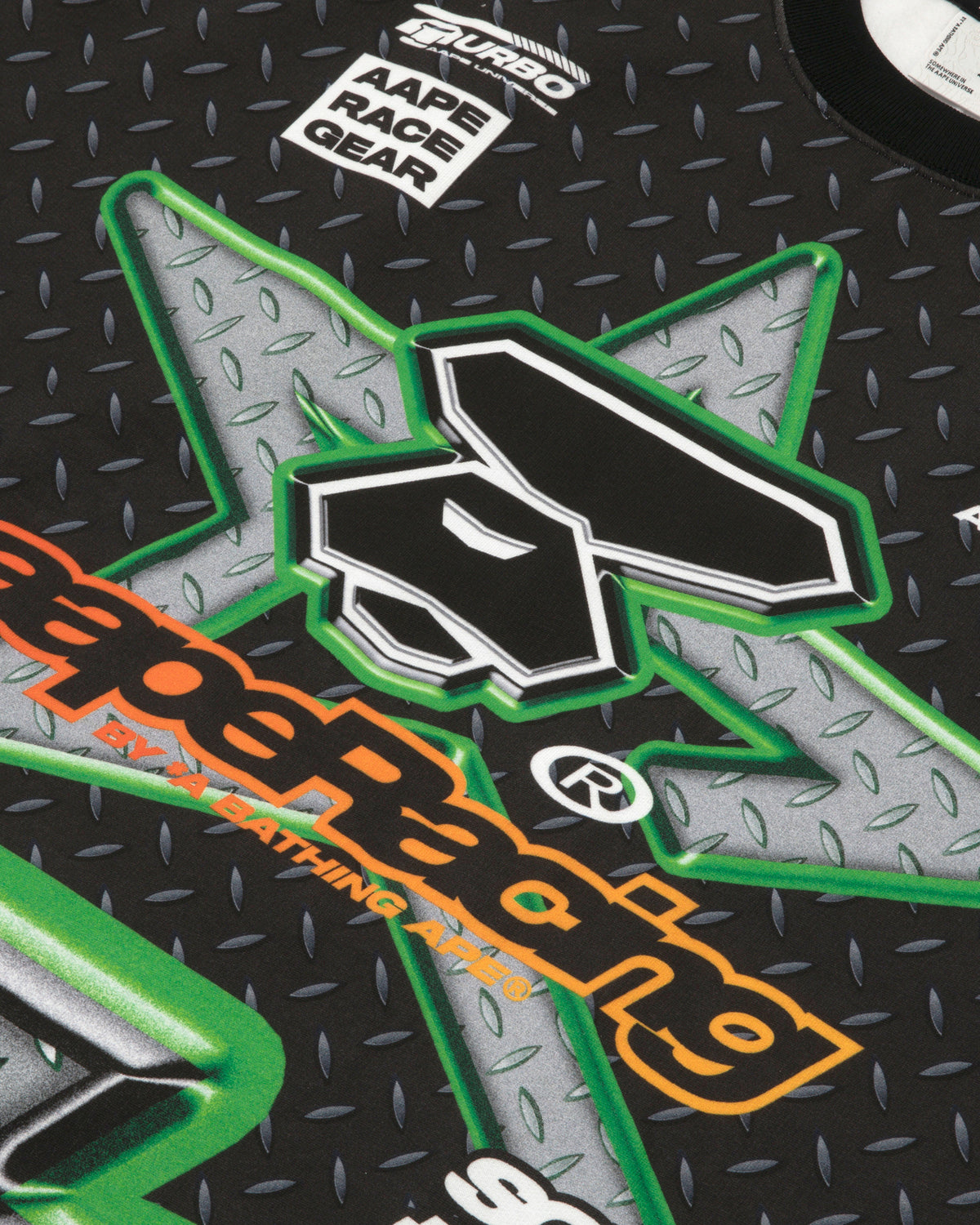Moonface logo racing sweatshirt