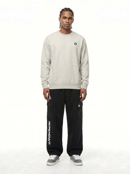 AAPENOW moonface crewneck sweater