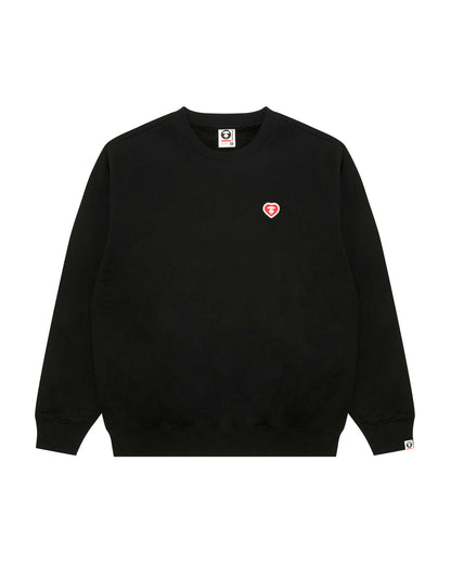 AAPENOW heart moonface logo sweatshirt