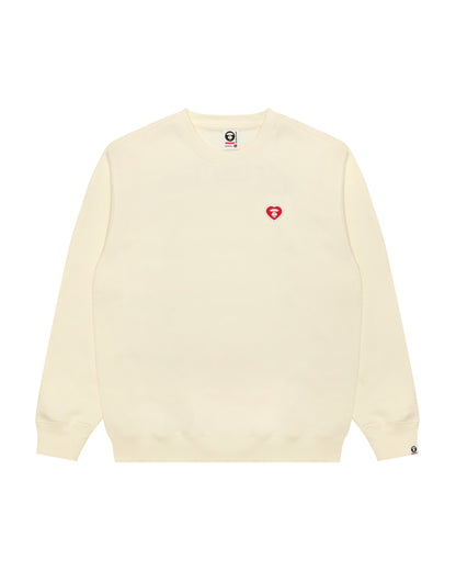 AAPENOW heart moonface logo sweatshirt