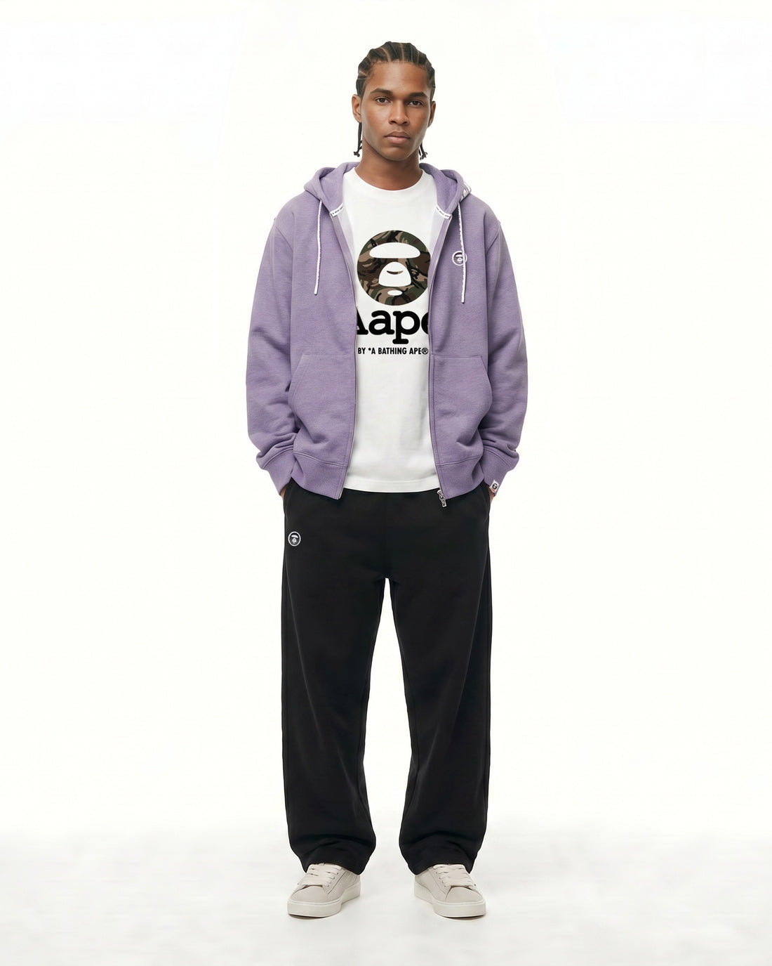 AAPENOW zip-up hoodie