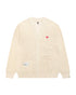 AAPENOW heart  moonface embroidered cardigan