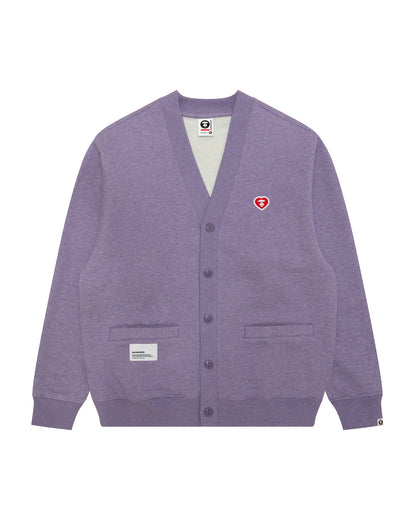 AAPENOW heart  moonface embroidered cardigan