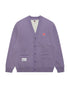 AAPENOW heart  moonface embroidered cardigan