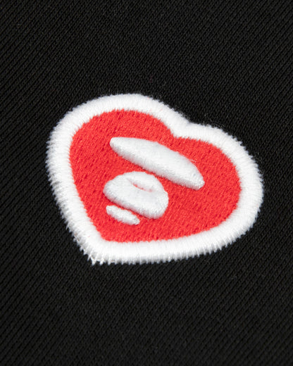 AAPENOW heart  moonface embroidered cardigan