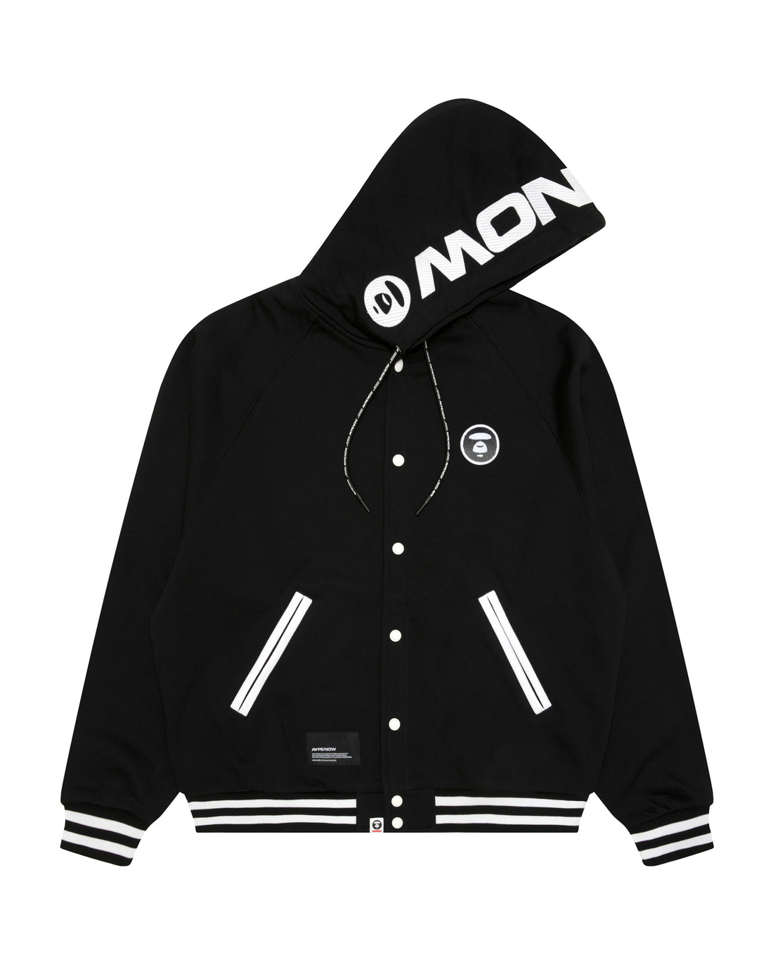 AAPENOW Moonface zip up sweater