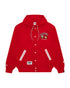 AAPER embroidered hooded baseball jacket