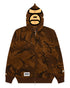 AAPER camo zip-up hoodie