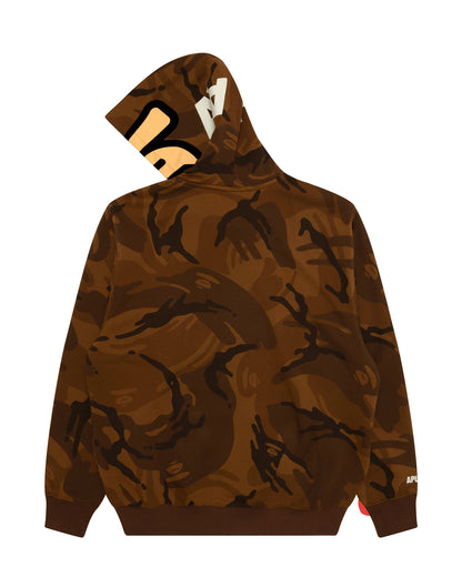 AAPER camo zip-up hoodie