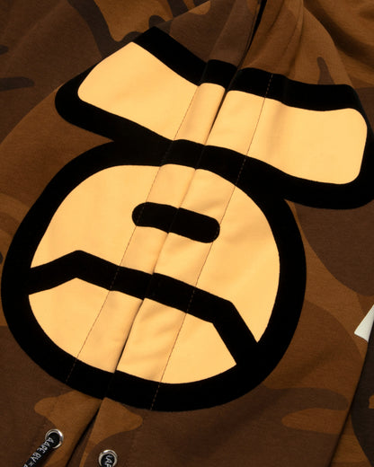 AAPER camo zip-up hoodie