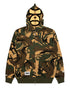 AAPER camo zip-up hoodie