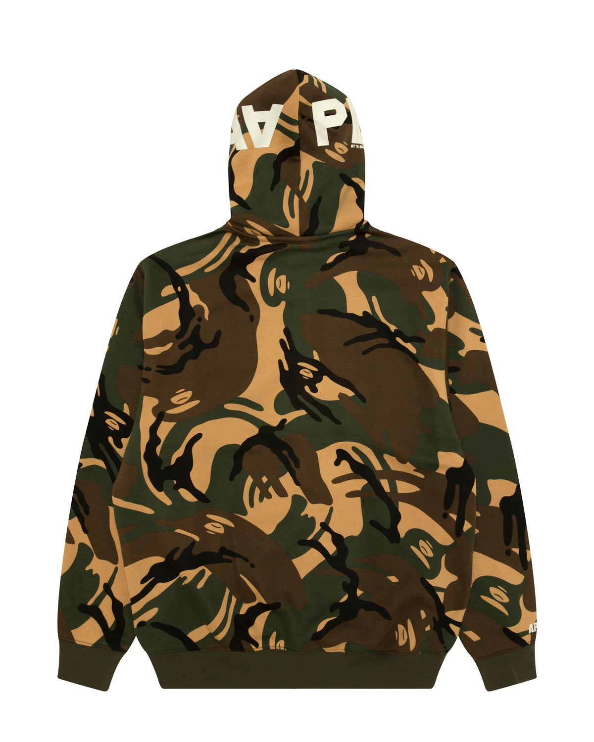 AAPER camo zip-up hoodie