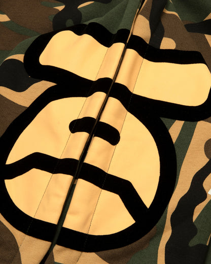 AAPER camo zip-up hoodie