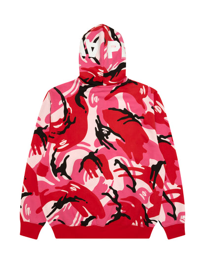 AAPER camo zip-up hoodie