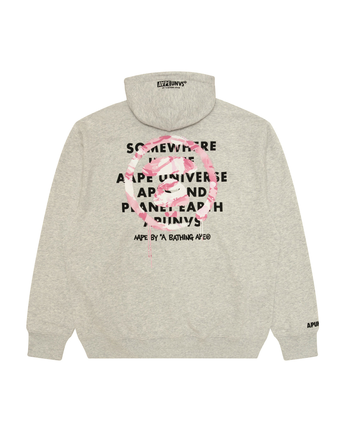 AAPE  basic zip up sweatshirt