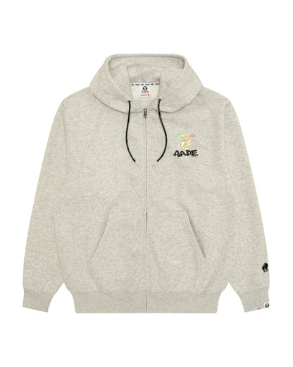 Moonface zip up hoodie