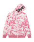 AAPEUNVS Printed Zip-Up Hoodie