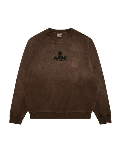 AAPE Washed Blocking Sweater