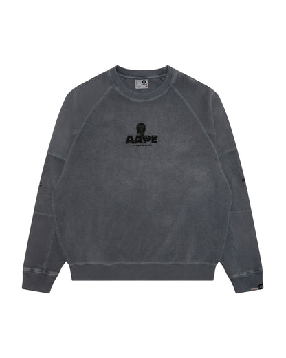 AAPE Washed Blocking Sweater