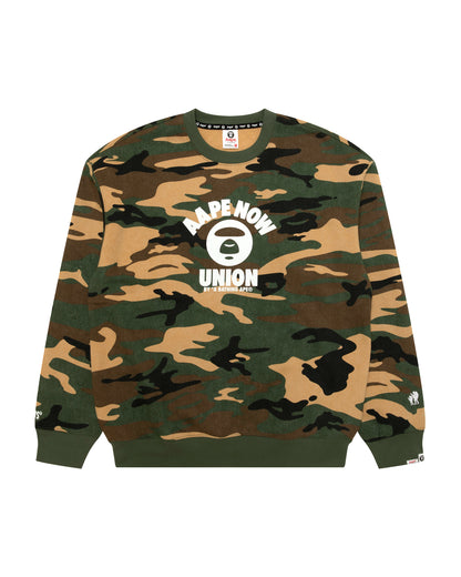 AAPENOW Moonface Crewneck Sweater