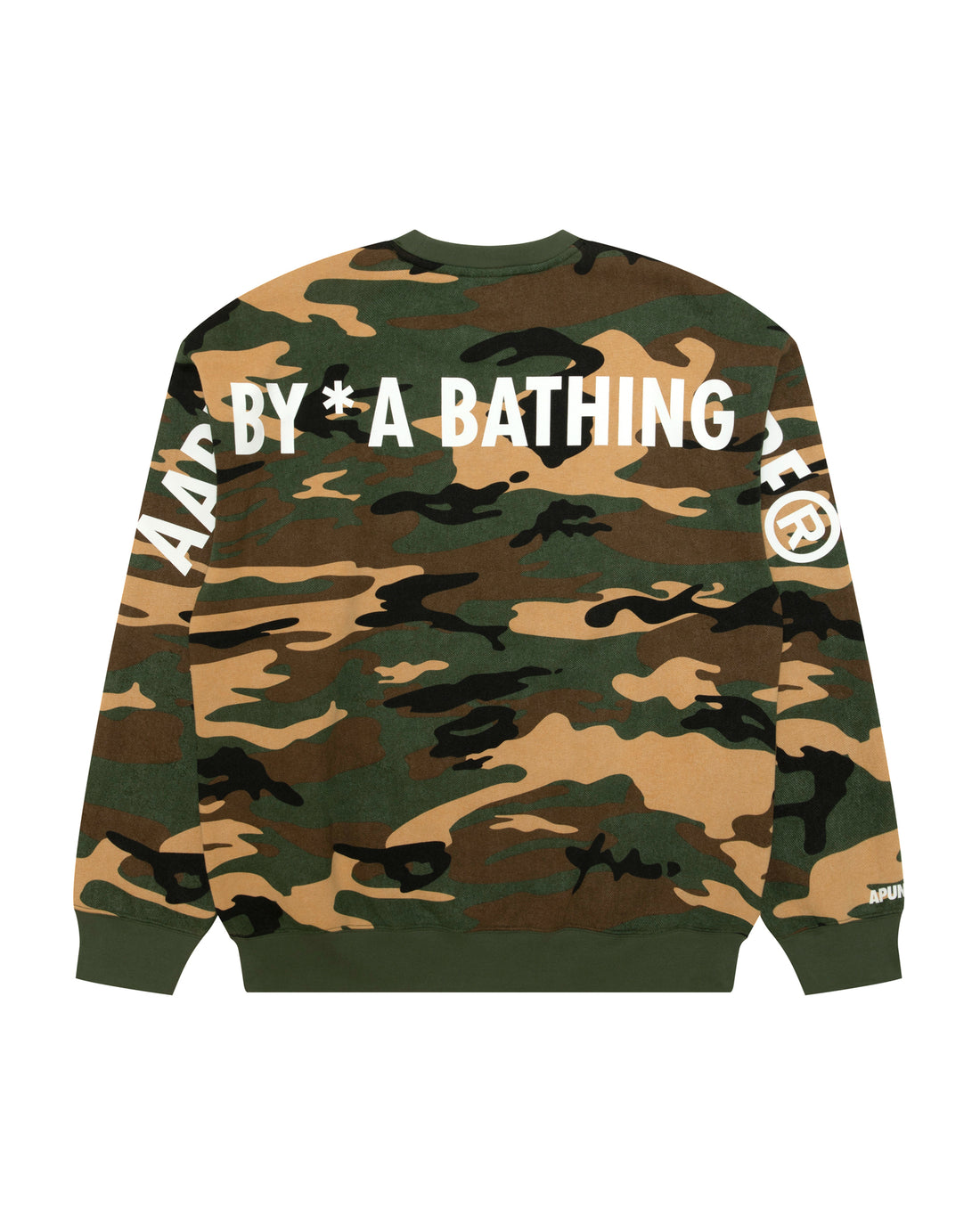 AAPENOW Moonface Crewneck Sweater
