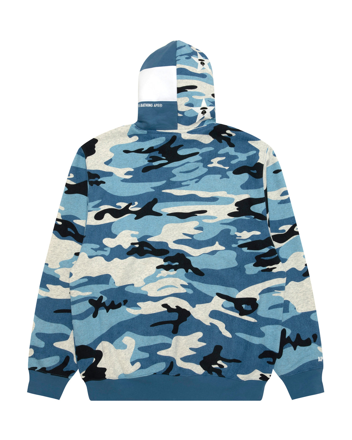 AAPE Woodland Camo Camo Zip-up Hoodie