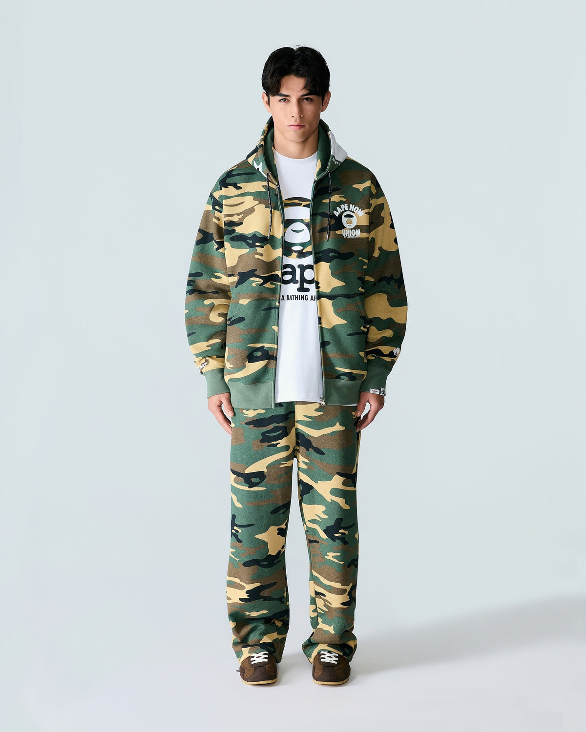 Woodland Camo Zip-Up