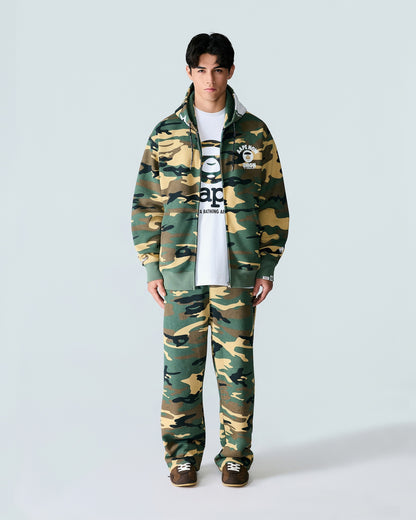 Woodland Camo Zip-Up