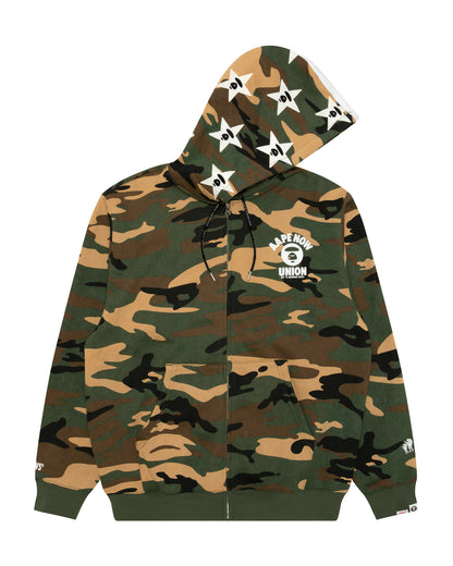 Woodland Camo Zip-Up