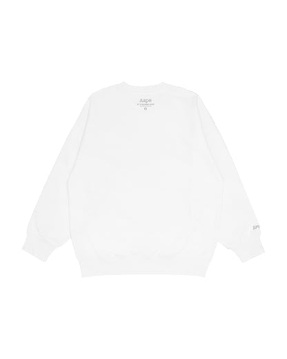 Moonface heart graphic sweatshirt