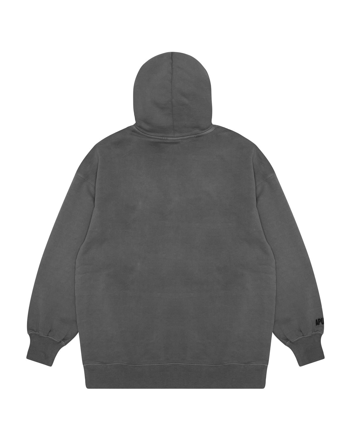 Moonface monogram relaxed hoodie