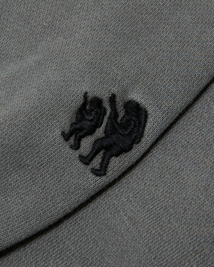 Moonface monogram relaxed hoodie