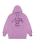 Moonface monogram relaxed hoodie