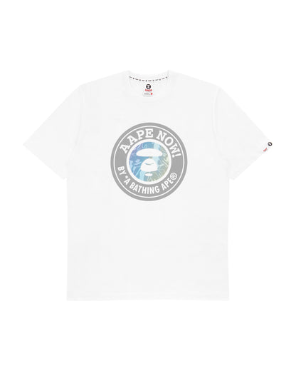 Moonface camo logo tee