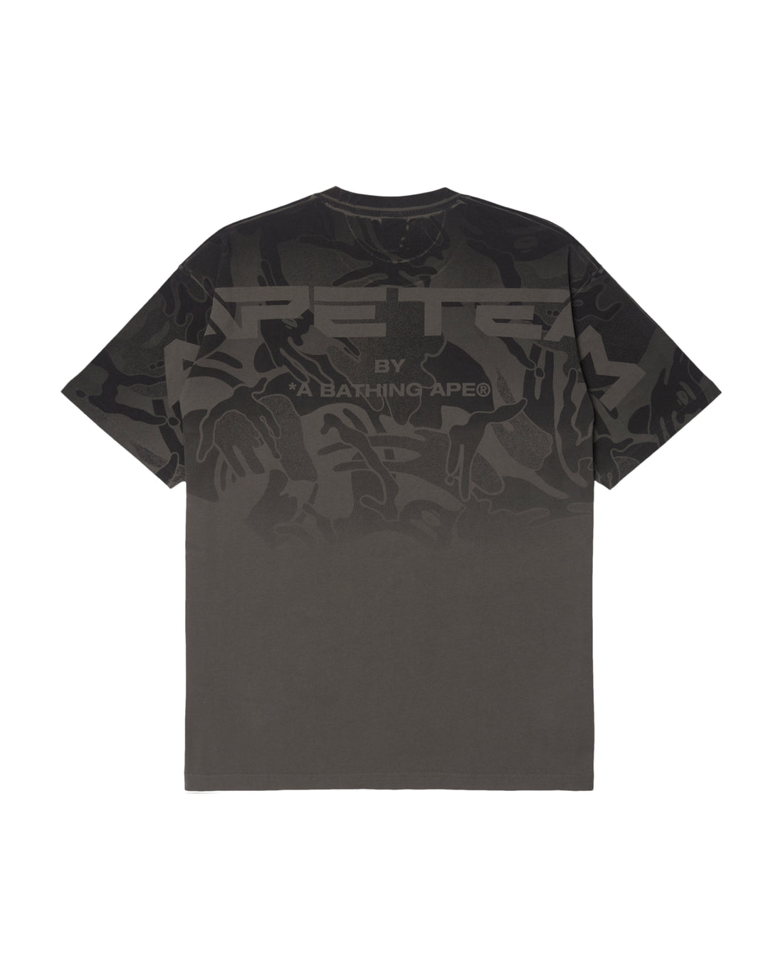 Moonface camo gradient tee