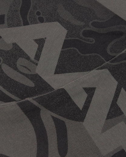 Moonface camo gradient tee