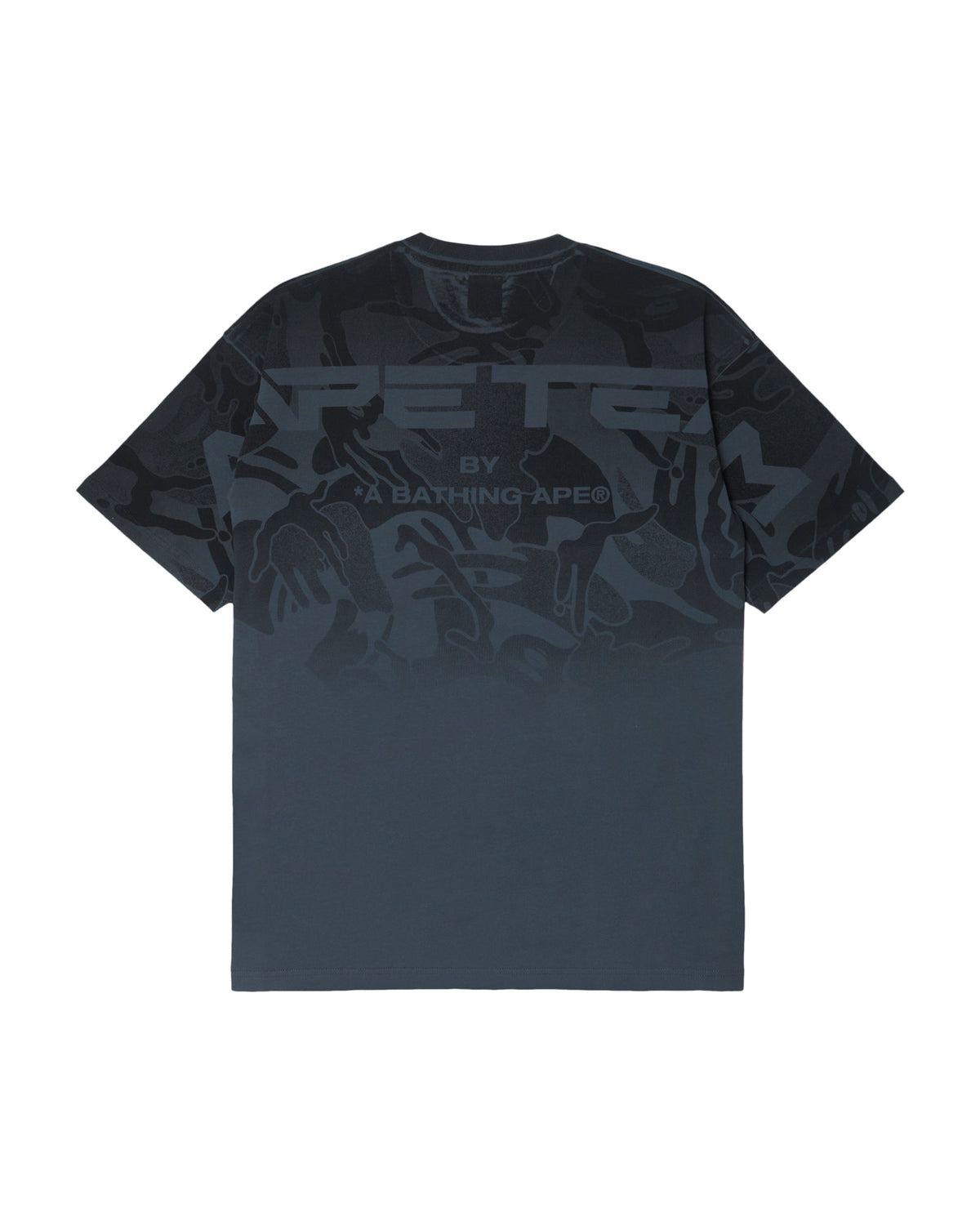 Moonface camo gradient tee