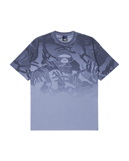 Moonface camo gradient tee
