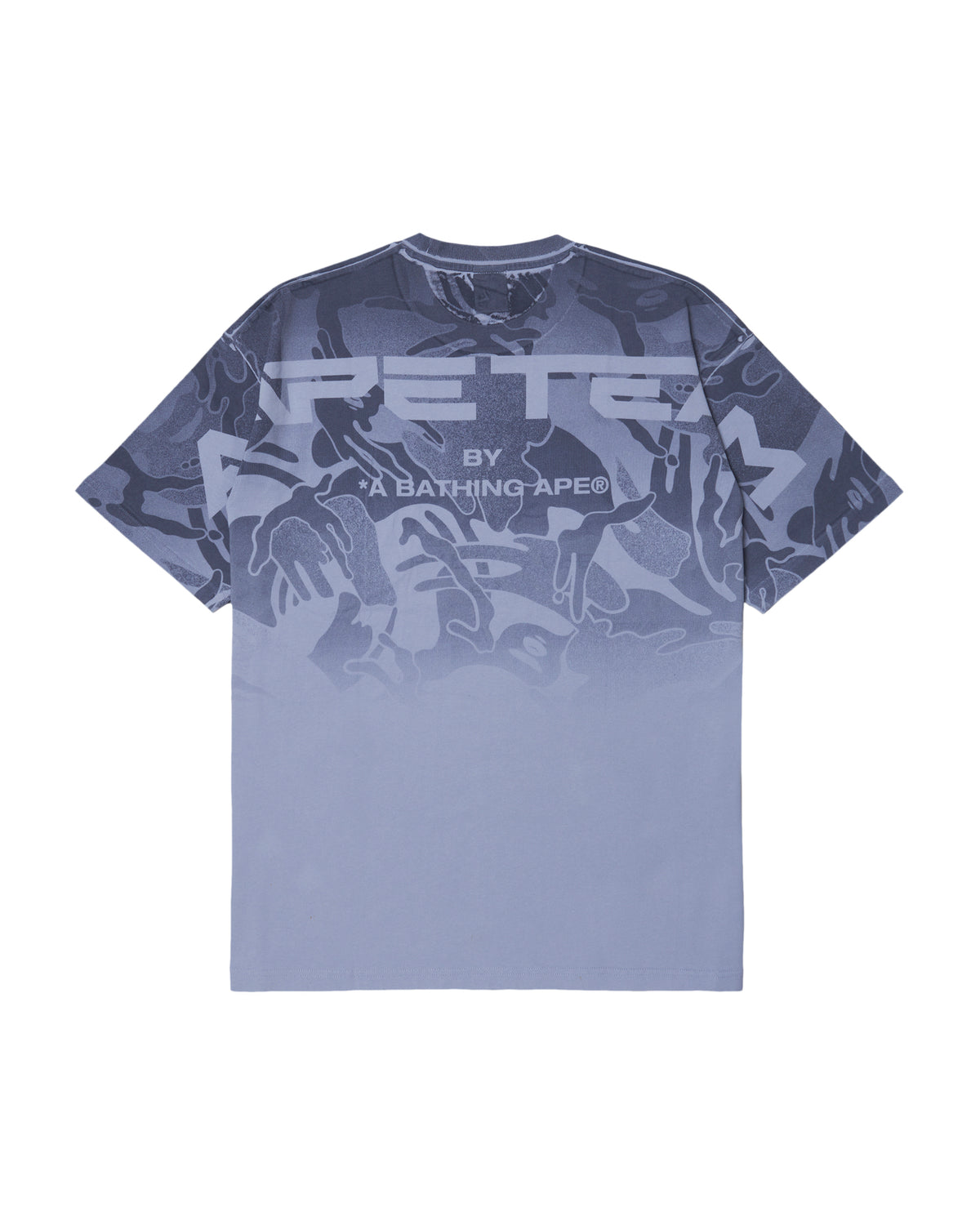 Moonface camo gradient tee