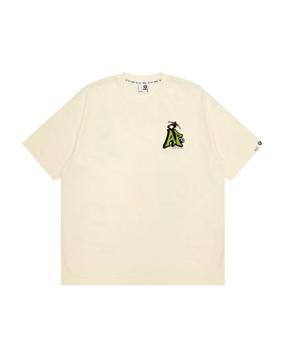 Graffiti logo print tee