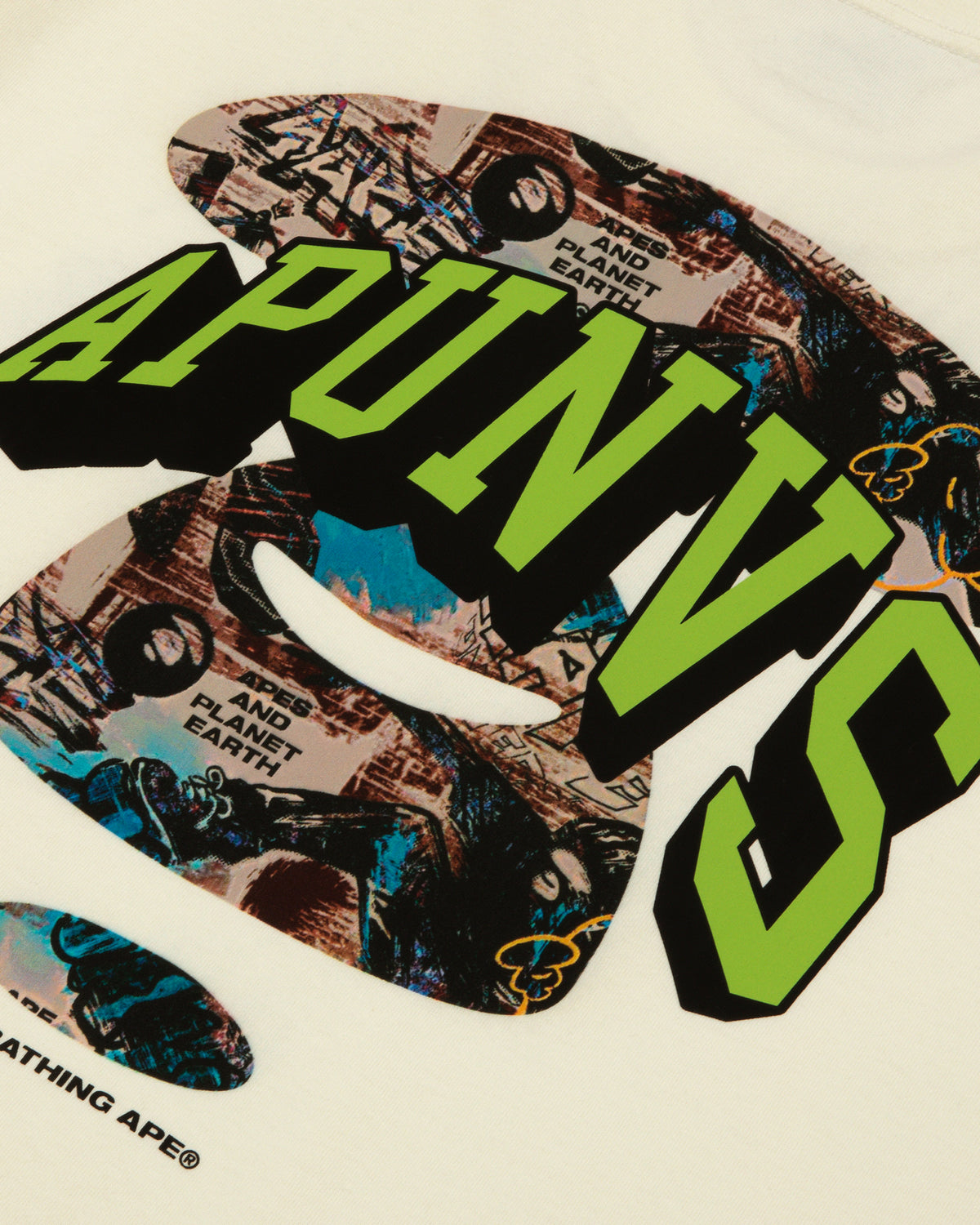 Graffiti logo print tee