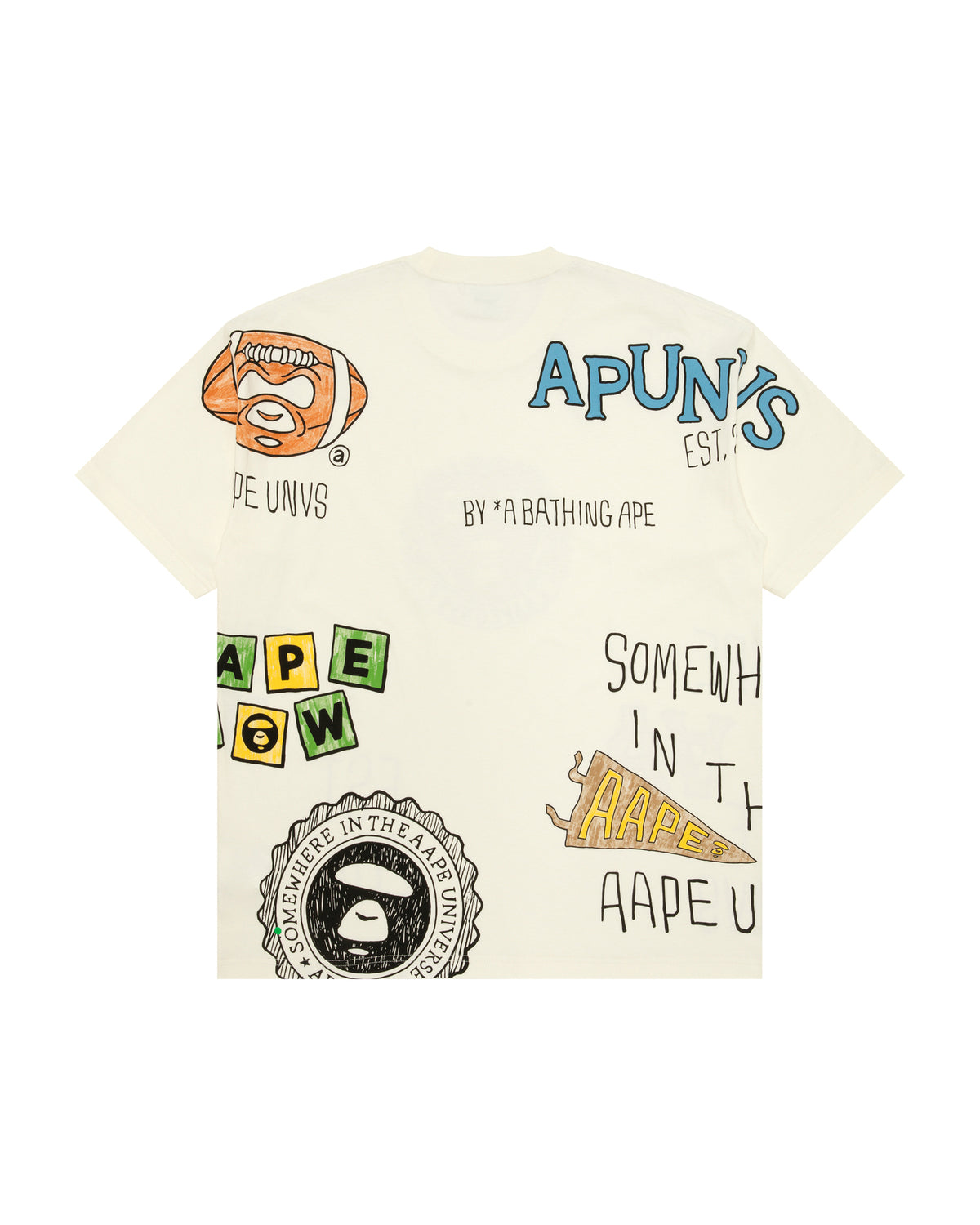 Multi-logo print tee