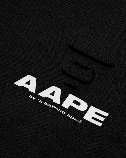 Camo moonface logo tee