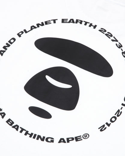 Camo moonface logo tee