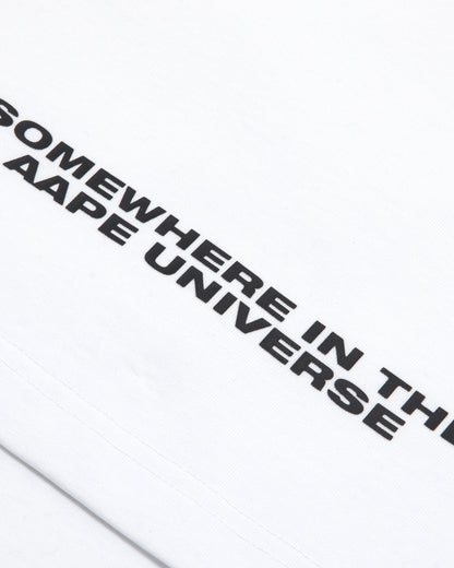 Camo moonface logo tee