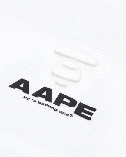 Camo moonface logo tee